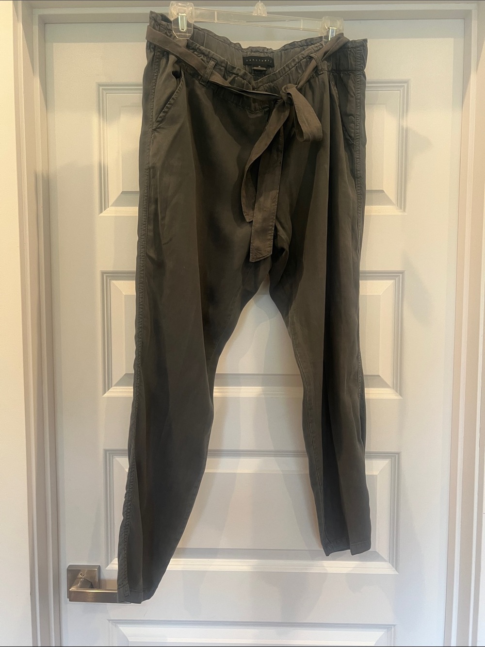 Sanctuary Gray Tie-Waist Pants for women